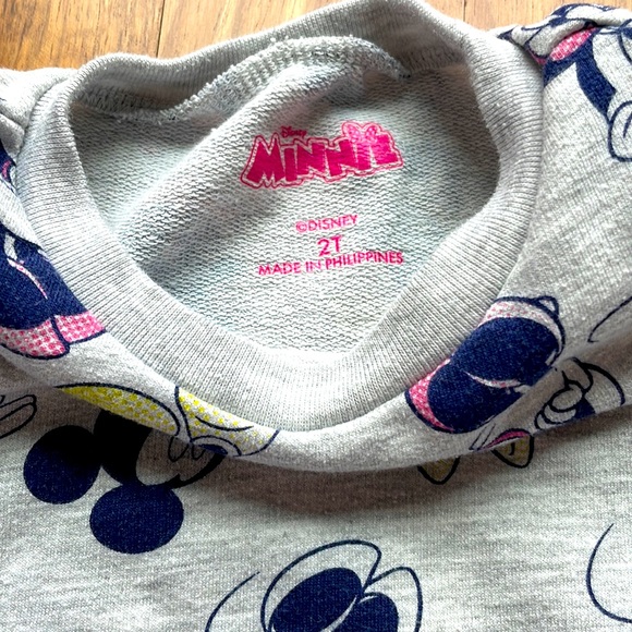 Set of one Mini Mouse tutu jersey sweater dress and one swim hooded coverup - Picture 5 of 9